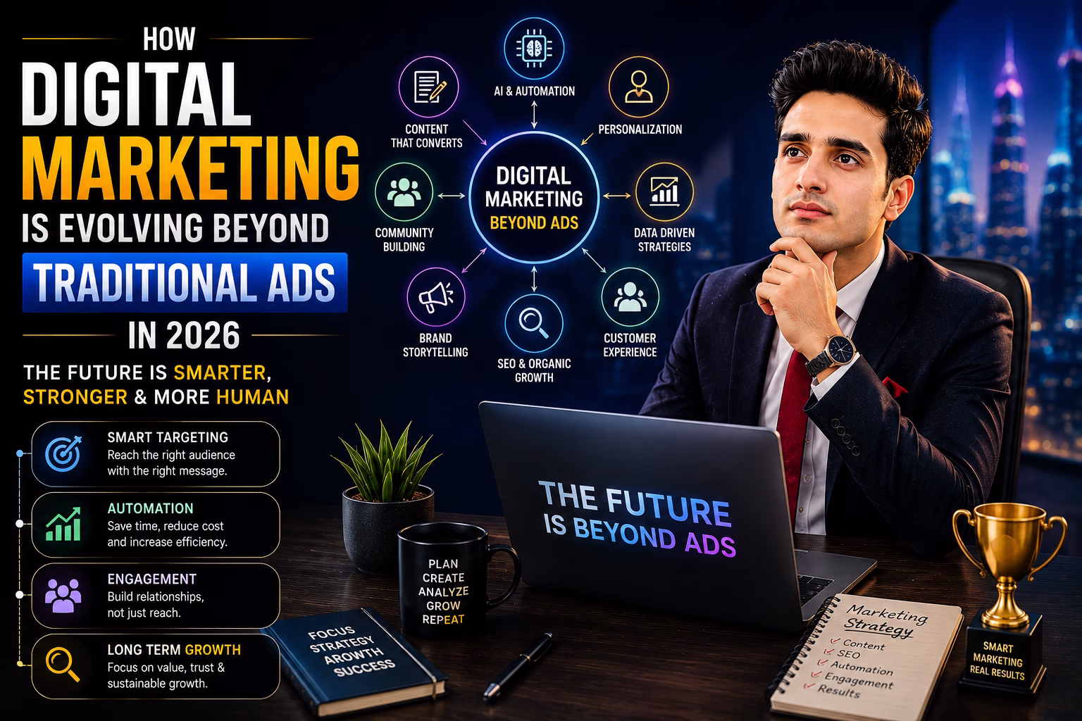 Read more about the article How Future Digital Marketing Is Evolving Beyond Traditional Ads in 2026