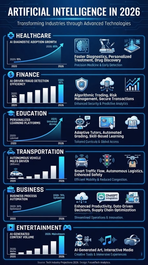 Artificial Intelligence in 2026 chart